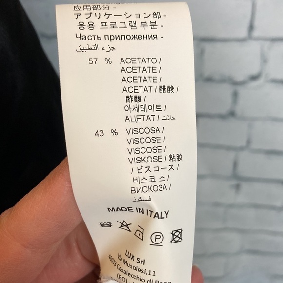 Collection Privee? Italian Smock Dress Tunic Mixed Cotton Satin Dolman Sleeve 42 - Picture 15 of 16